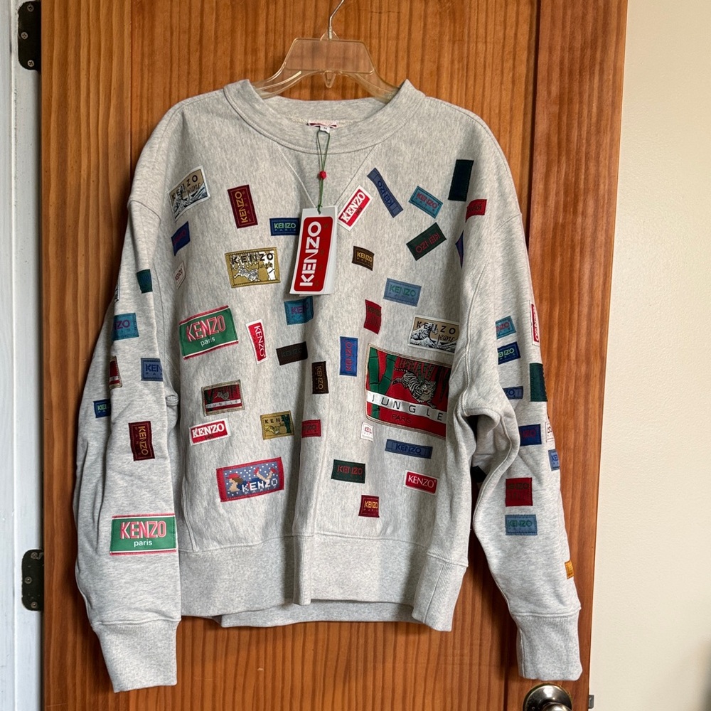 Kenzo Multicolor Patch Crewneck Sweater